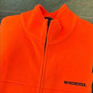 Winchester Men's Orange Fleece Vest